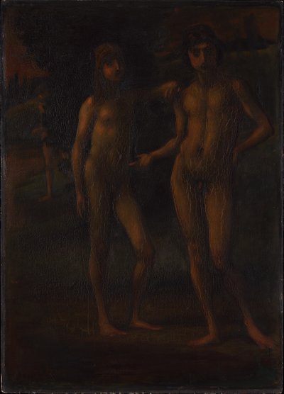 Jongelingen in een landschap („Twee jongelingen”) door Hans von Marées