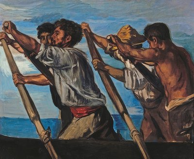 De roeiers door Hans von Marées