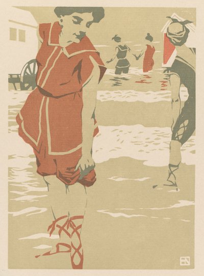 Baden, ca. 1900 door Hans von Newmann