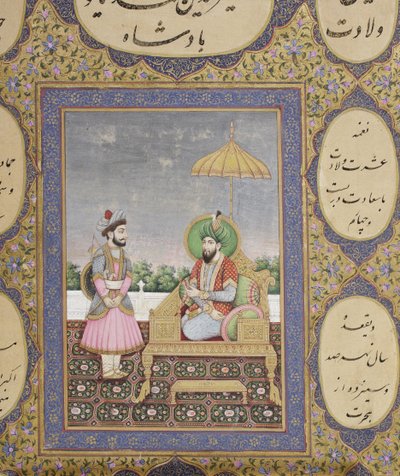 Album van de Mughal dynastieke genealogie, 1855 door Haqim Ahasan Ullah Khan