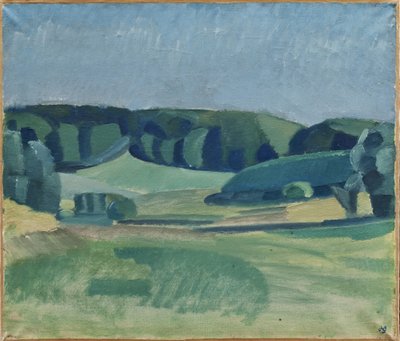 Landschap nabij Bistrup door Harald Giersing