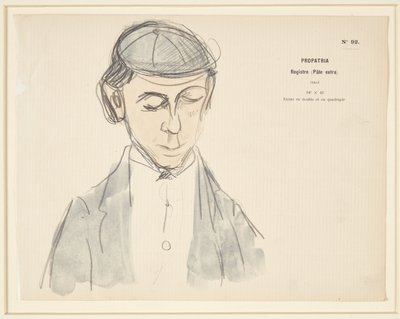 De schilder Sigurd Swane door Harald Giersing
