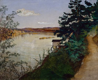 Middagzon door Harald Oscar Sohlberg