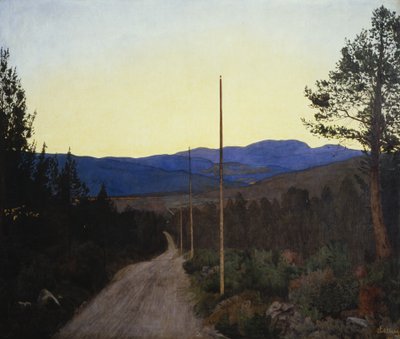 Landhoofd, Landevei door Harald Oscar Sohlberg
