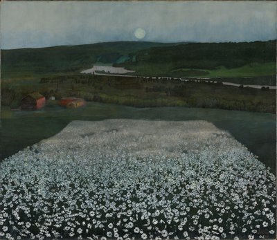Bloemenweide in het Noorden door Harald Oscar Sohlberg