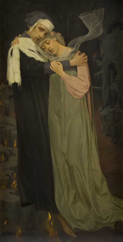 Paolo en Francesca door Harald Slott Møller