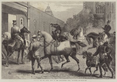 Aankomsten voor de paardenshow in de Agricultural Hall, Islington door Harden Sidney Melville