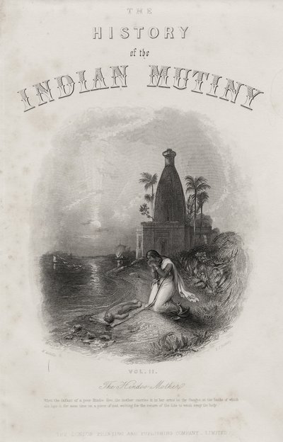 De Hindoe Moeder, gegraveerd door E.J. Portbury, Titelpagina uit 