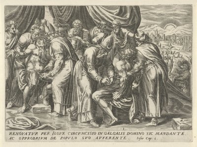 Besnijdenis van de Israëlieten door Harmen Jansz Muller