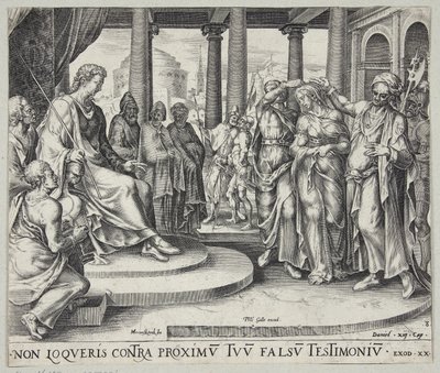 Susanna beschuldigd door de oudsten door Harmen Jansz. Muller