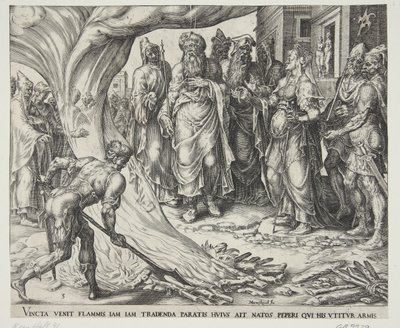 Tamar ter executie gebracht, met het onderpand van Juda door Harmen Jansz. Muller