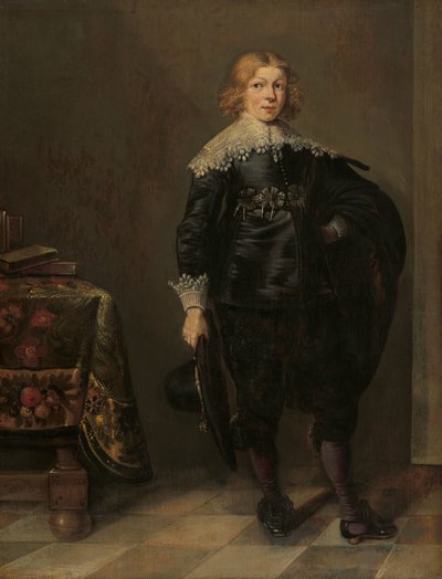 Portret van een jongen door Harmen Willems Wieringa
