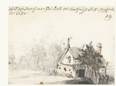 Huis in Enkhuizen door Harmen ter Borch