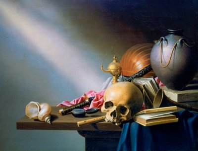 Een allegorie van de ijdelheden van het menselijk leven, c1640 door Harmen van Steenwyck