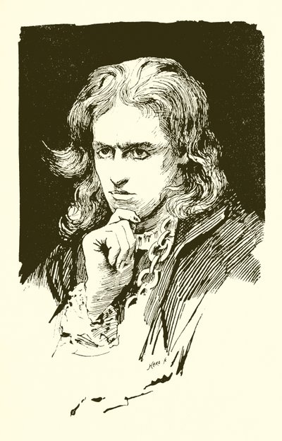 Hamlet, overpeinzend door Harold Copping