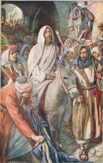 Hosanna aan de zoon door Harold Copping