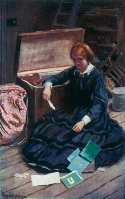 Illustratie voor Goede Vrouwen door Louisa M Alcott door Harold Copping
