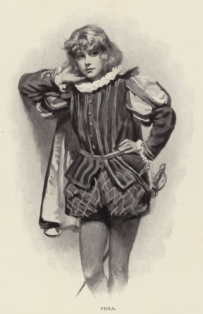 Viola door Harold Copping