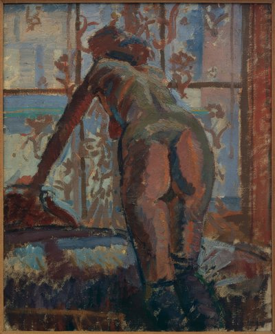 Naakt bij het raam door Harold Gilman