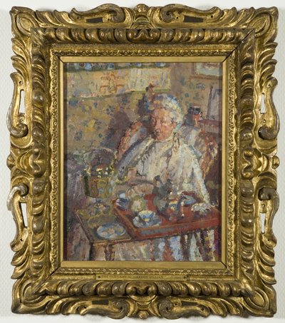 De Oude Dame door Harold Gilman