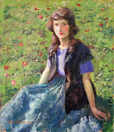 Een Zigeunermeisje door Harold Harvey