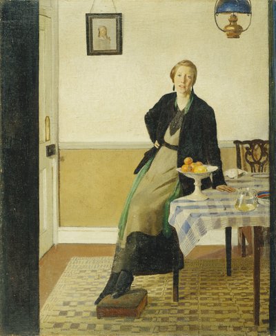 Een Interieur door Harold Harvey