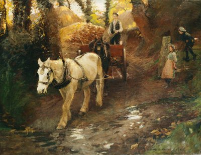 De boerderijpoort door Harold Harvey