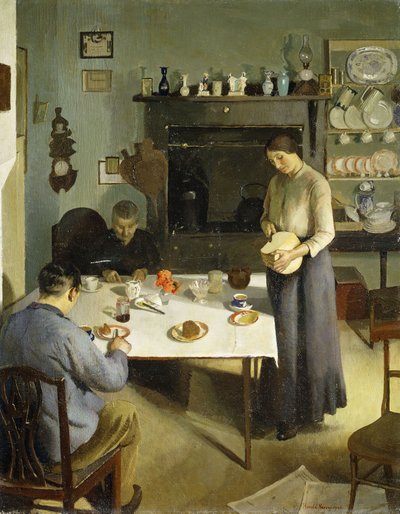 De Theetafel door Harold Harvey