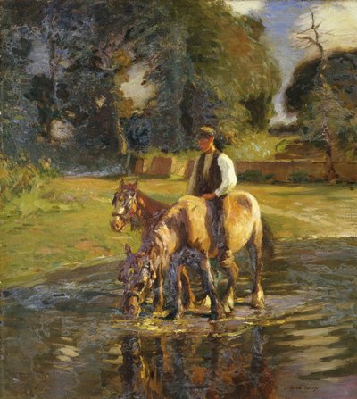 De waterplaats door Harold Harvey