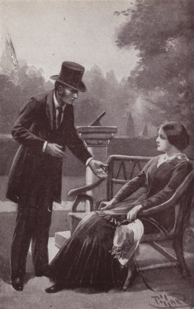 Illustratie voor The Mystery Of Edwin Drood door Charles Dickens door Harold Hume Piffard