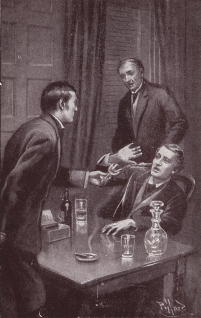 Illustratie voor The Mystery Of Edwin Drood door Charles Dickens door Harold Hume Piffard