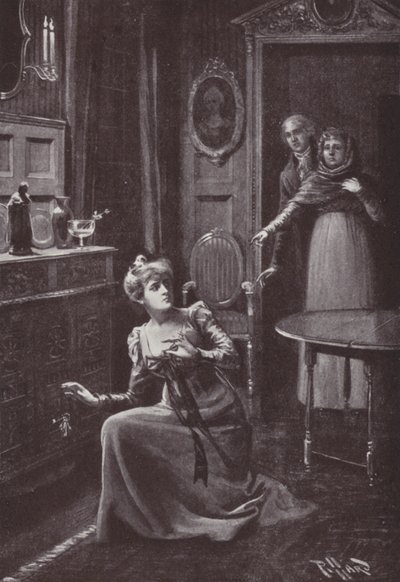 Illustratie voor Vanity Fair door William Makepeace Thackeray door Harold Hume Piffard