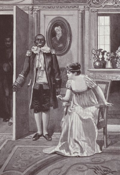 Illustratie voor Vanity Fair door William Makepeace Thackeray door Harold Hume Piffard