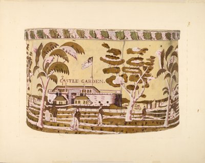 Hoedendoos - "Castle Garden" door Harold Merriam
