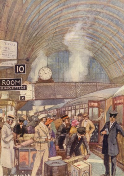 Kings Cross Station door Harold Robert Millar