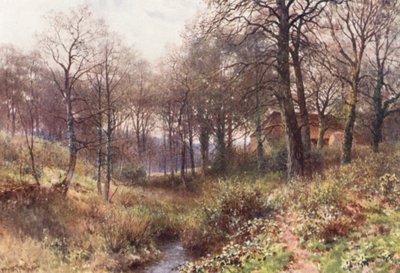 De boerderij midden in het bos, nabij Haslemere door Harold Sutton Palmer