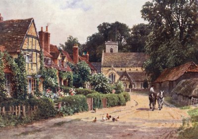 Het dorp Betchworth, nabij Dorking door Harold Sutton Palmer