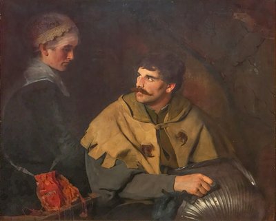 In de Dienarenhal door Harriet Backer