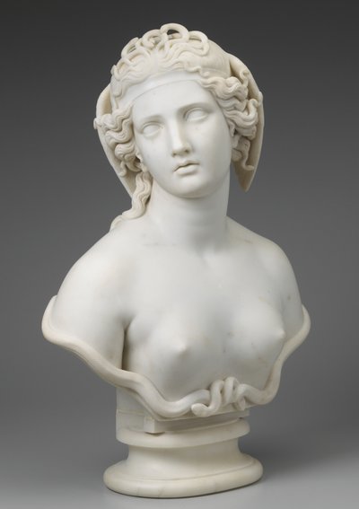 Medusa, ca. 1854 door Harriet Goodhue Hosmer