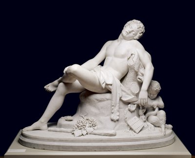 De slapende faun, gemodelleerd 1864, uitgehouwen ca. 1870 door Harriet Goodhue Hosmer