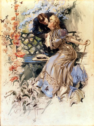 Verlovingsdagen, 1906 door Harrison Fisher