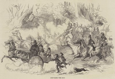 Ascot Races, de weg door Harrison William Weir