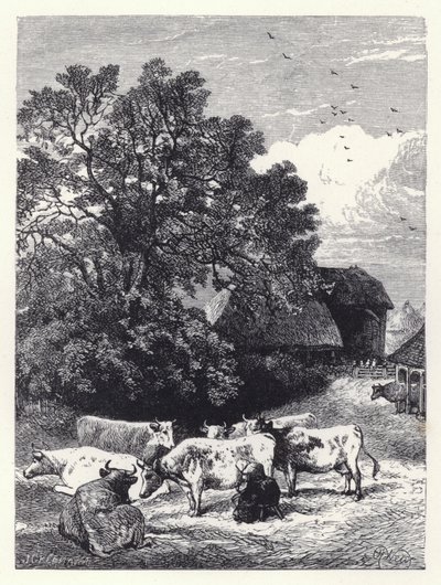 De Koeien Melken door Harrison William Weir