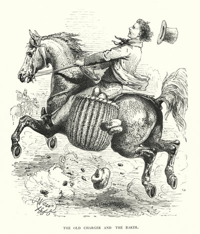 Het oude paard en de bakker door Harrison William Weir