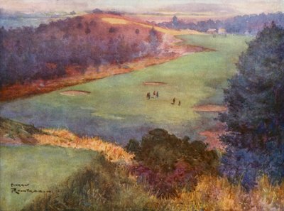 Golfbanen: Sunningdale, Tiende Hole door Harry (1878 1950) Rountree