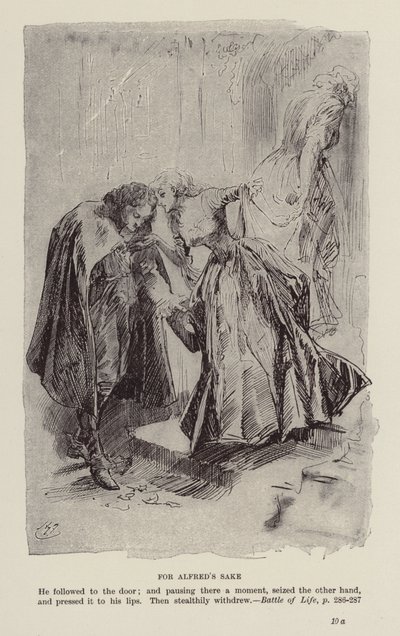 Kerstboeken van Charles Dickens: Battle of Life door Harry (after) Furniss