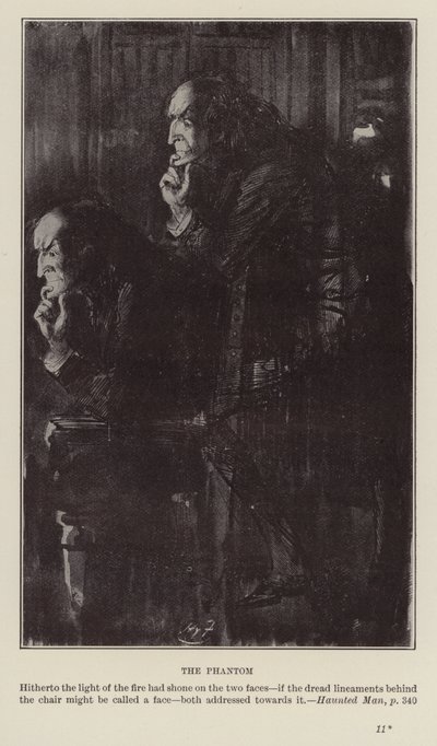 Kerstboeken van Charles Dickens: Haunted Man door Harry (after) Furniss