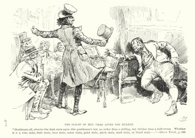 Illustratie voor Oliver Twist door Charles Dickens door Harry (after) Furniss