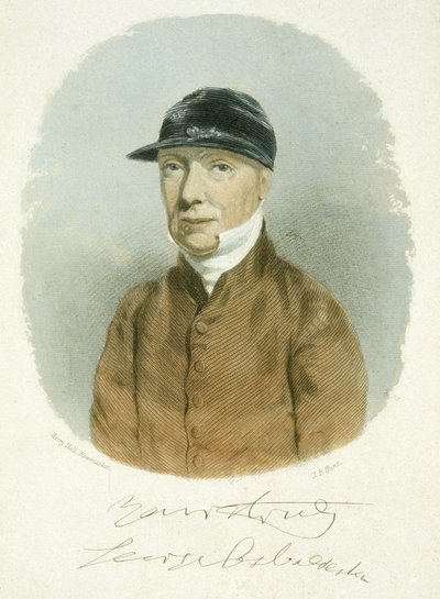 George Osbaldeston (1787-1866) (gegraveerd door J.B. Hunt) door Harry (after) Hall