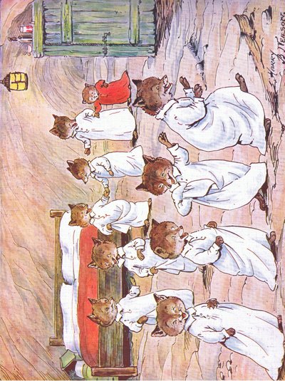 Zijn lieve kleine vossen, acht, negen en tien door Harry B Neilson
